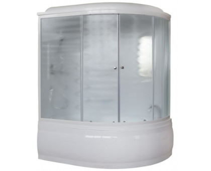Душевая кабина Royal Bath RB 170ALP-C 170х100 см, с матовыми стеклами, левосторонняя