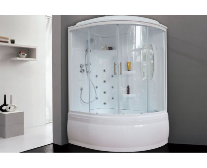 Душевая кабина Royal Bath RB 170ALP-T 170х100 см, с прозрачными стеклами, левосторонняя