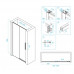 Душевая дверь RGW SV-12B 120 см, прозрачное стекло