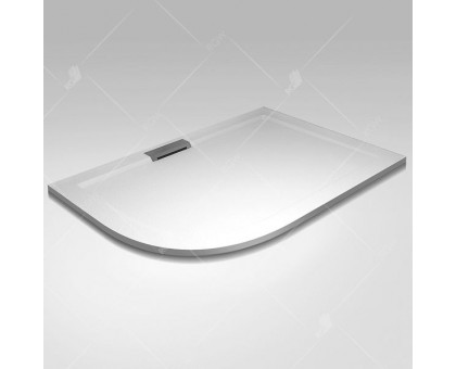 Душевой поддон RGW GWS-41R 90x120 см, асимметричный, мраморный, белый