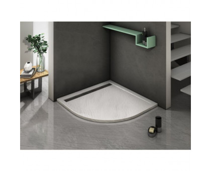 Душевой поддон WeltWasser WW TRR  80 STONE-WT 80х80 см белый с сифоном