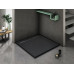 Душевой поддон WeltWasser WW TRS 100 STONE-BL 100х100 см черный с сифоном