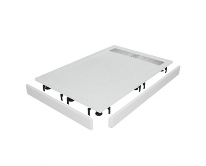 Душевой поддон RGW STM-W 80x120 см, прямоугольный, искусственный камень, белый (Комплект)
