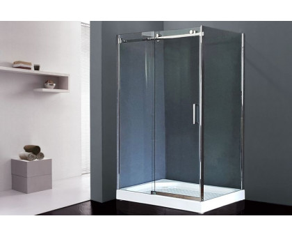 Душевое ограждение Royal Bath RB8012B-L 120х80 см, с прозрачными стеклами, левостороннее