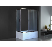 Душевой уголок Royal Bath RB 8120BP-C-CH 120х80 см, с матовыми стеклами, правосторонний