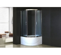 Душевой уголок Royal Bath RB 100BK-C-CH 100х100 см, с матовыми стеклами