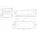 W80A-170-070W-A Like, ванна акриловая A0 170х70 см,шт
